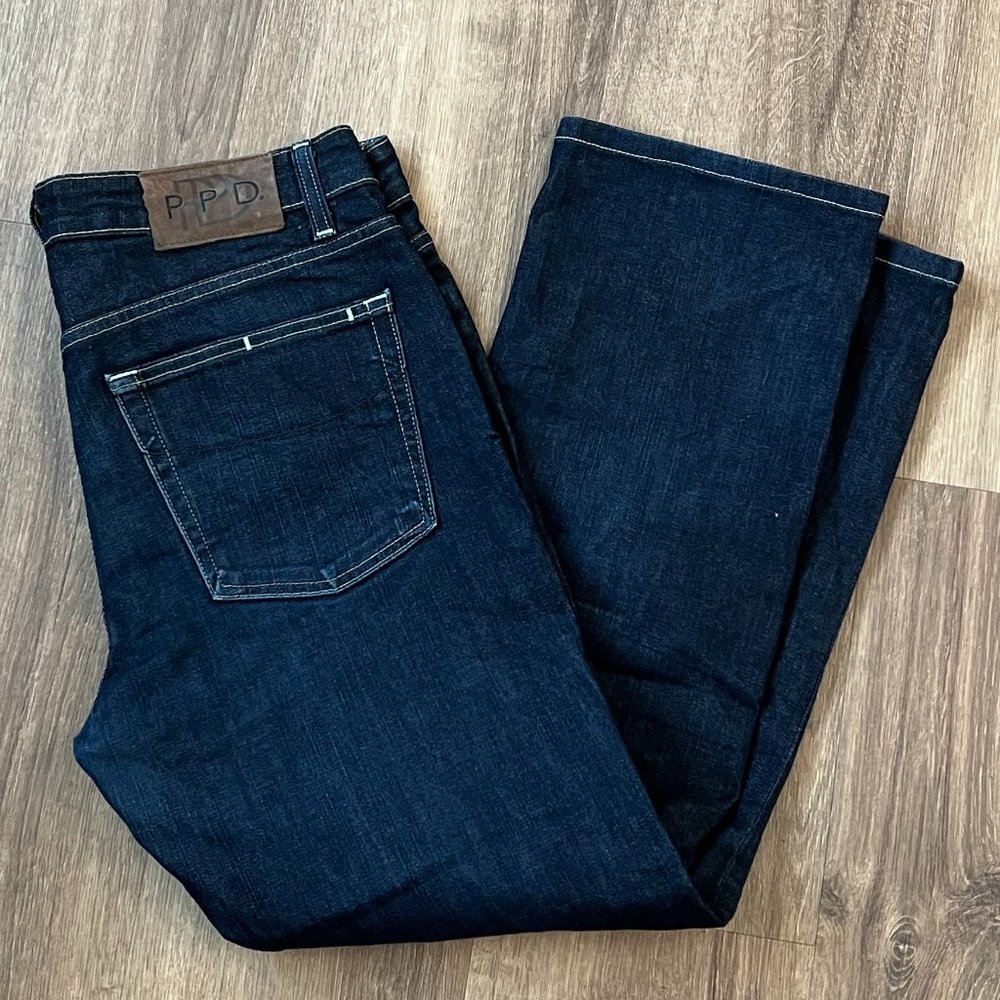Paige Premium Denim PPD Normandie Slim Dark Wash Sz 31
